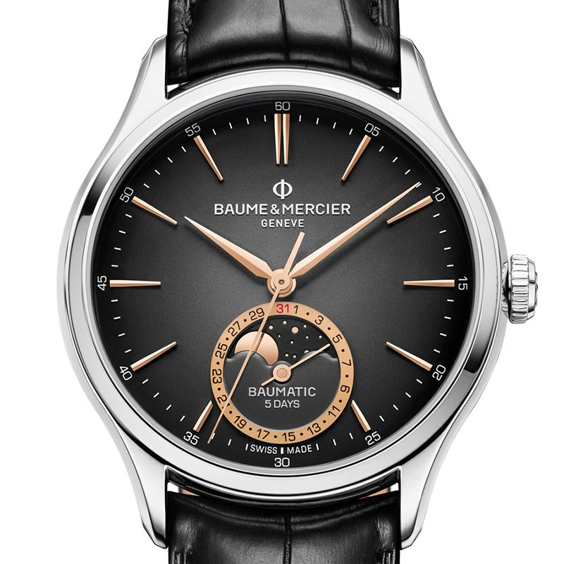 BAUME＆MERCIER CLIFTON BAUMATIC MOON PHASE DATE ボーム＆メルシエ  