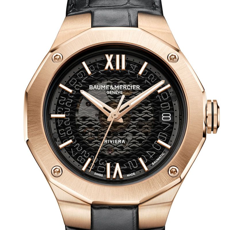ボーム＆メルシエ リビエラ ボーマティック ゴールド M0A10787