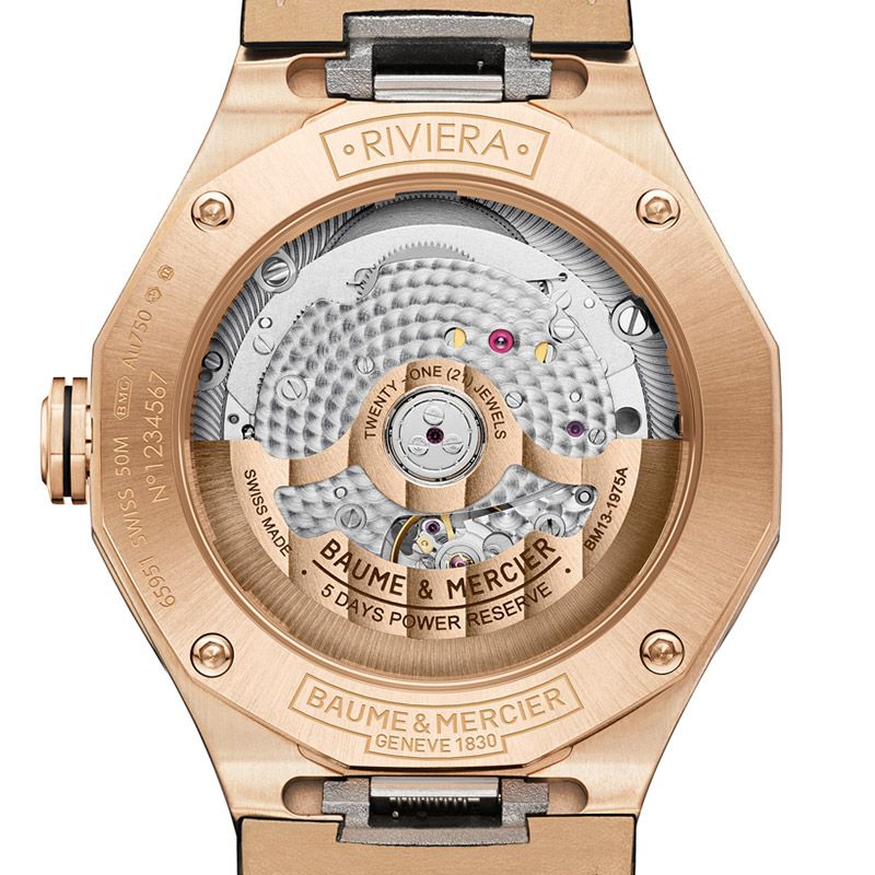 ボーム＆メルシエ リビエラ ボーマティック ゴールド M0A10787