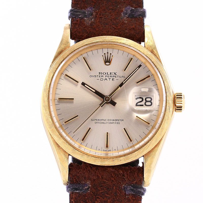 【中古】ROLEX OYSTER PERPETUAL DATE "FLORENTINE FINISH" ロレックス オイスターパーペチュアル デイト "フィレンツェ仕上げ" 1502/8