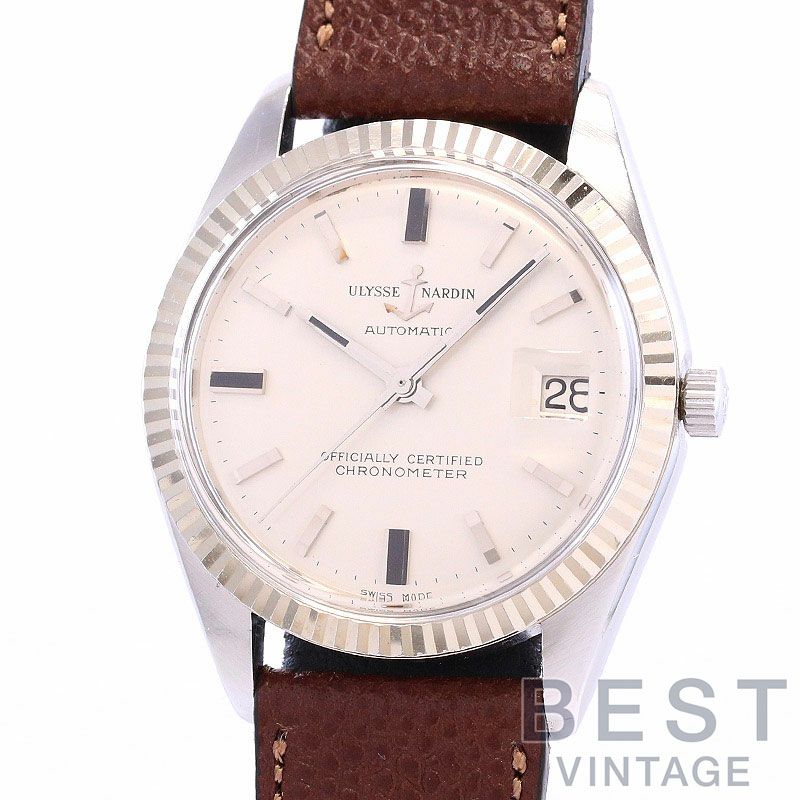 中古】ULYSSE NARDIN ROUND AUTOMATIC DATE ユリス・ナルダン ラウンド オートマチック デイト  10921-1｜ヴィンテージブランド｜時計・腕時計の通販サイトBEST ISHIDA（正規・中古販売店）