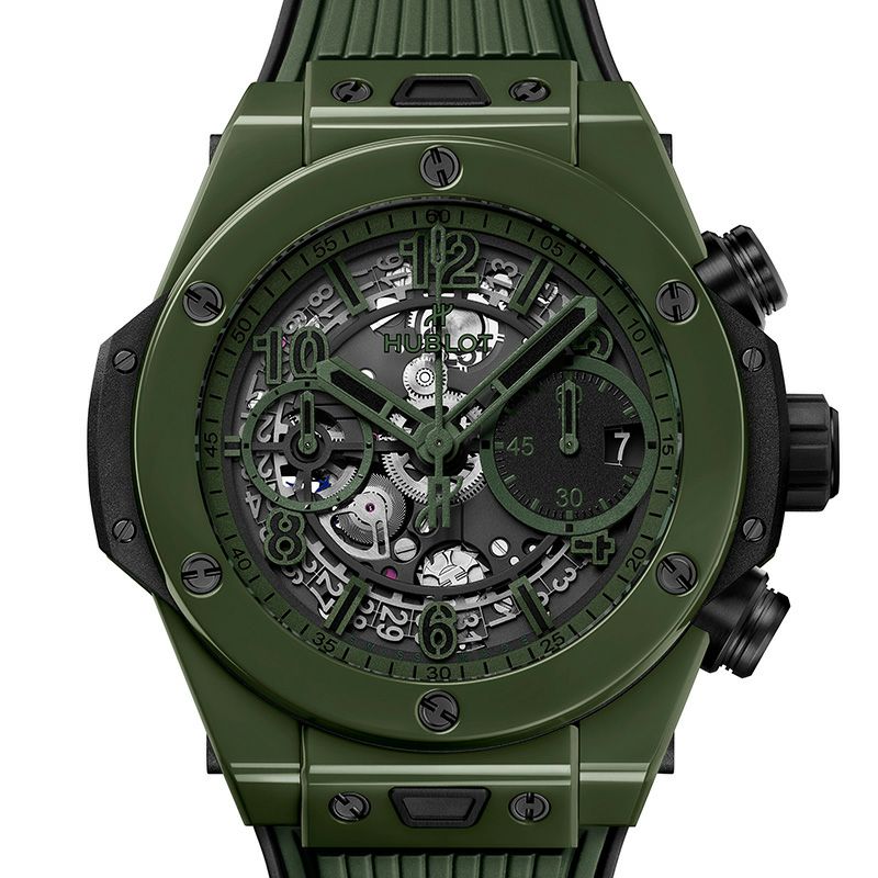 HUBLOT BIG BANG UNICO DARK GREEN CERAMIC ウブロ ビック・バン ウニコ ダークグリーンセラミック 441.GX.5210.RX
