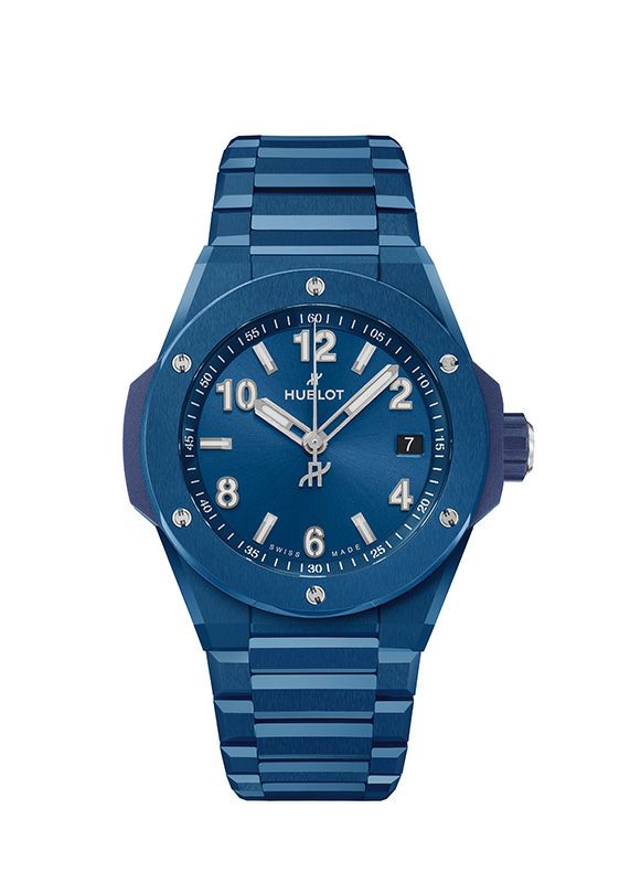 HUBLOT BIG BANG INTEGRATED TIME ONLY BLUE CERAMIC ウブロ ビッグ・バン インテグレーテッド タイムオンリー ブルーセラミック 457.EX.7170.EX