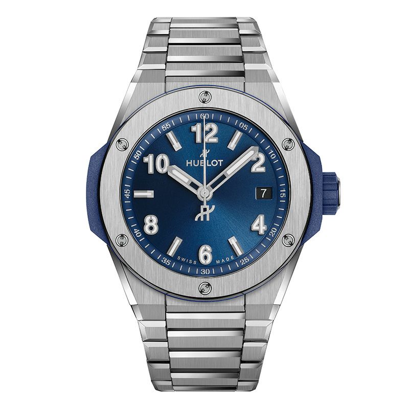 HUBLOT BIG BANG INTEGRATED TIME ONLY TITANIUM BLUE ウブロ ビッグ・バン インテグレーテッド タイムオンリー チタニウム ブルー 457.NX.7170.NX