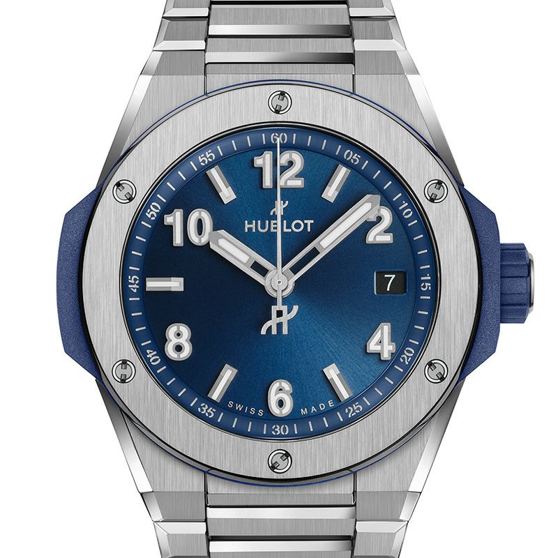 HUBLOT BIG BANG INTEGRATED TIME ONLY TITANIUM BLUE ウブロ ビッグ・バン インテグレーテッド タイムオンリー チタニウム ブルー 457.NX.7170.NX