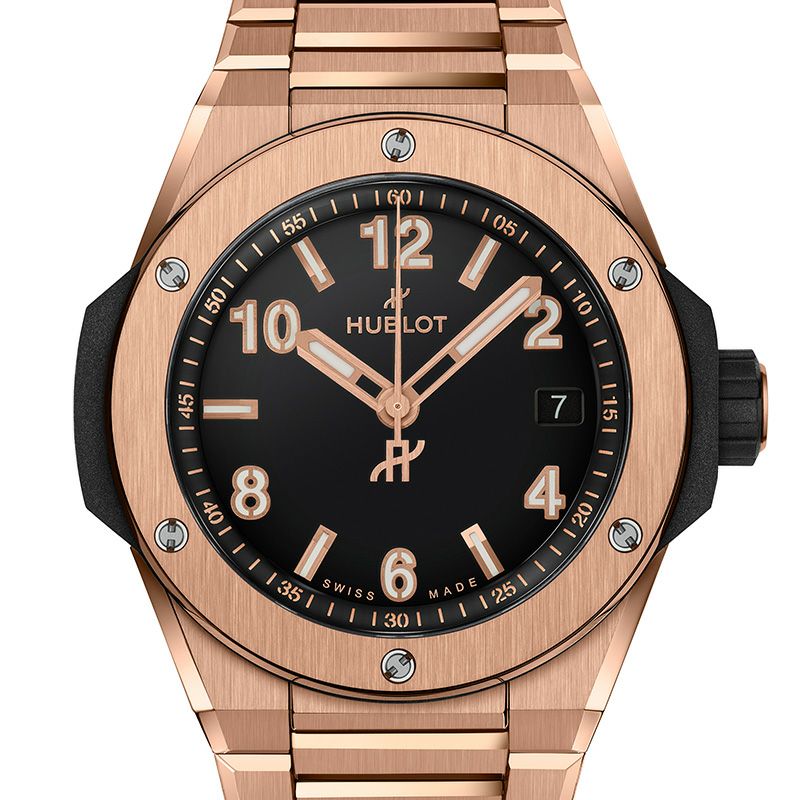 HUBLOT BIG BANG INTEGRATED TIME ONLY KING GOLD ウブロ ビッグ・バン インテグレーテッド タイムオンリー キングゴールド 457.OX.1280.OX