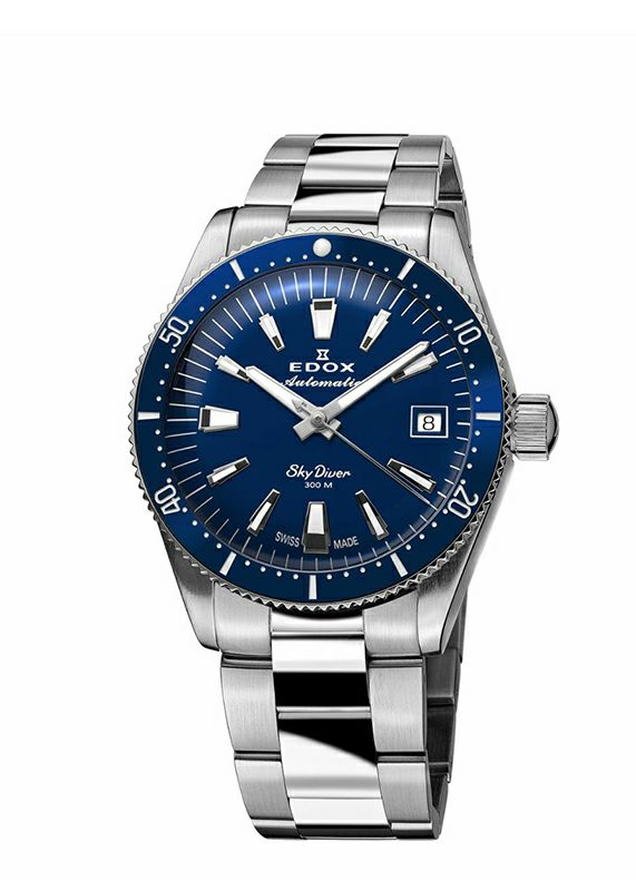 EDOX SKYDIVER 38 DATE AUTOMATIC エドックス スカイダイバー 38 デイト オートマティック 80131-3BUM-BUIN
