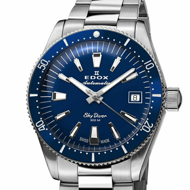 EDOX SKYDIVER 38 DATE AUTOMATIC エドックス スカイダイバー 38 デイト オートマティック 80131-3BUM-BUIN