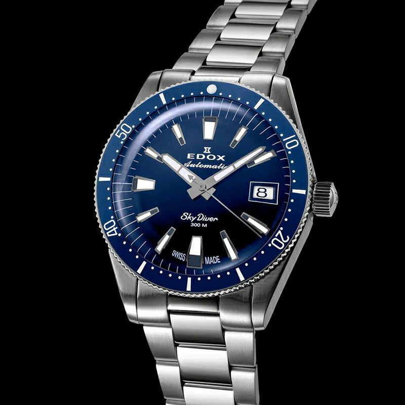 EDOX SKYDIVER 38 DATE AUTOMATIC エドックス スカイダイバー 38 デイト オートマティック 80131-3BUM-BUIN