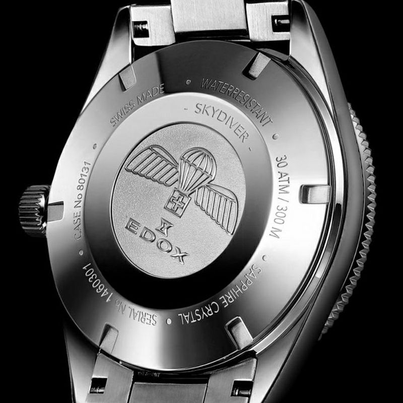 EDOX SKYDIVER 38 DATE AUTOMATIC エドックス スカイダイバー 38 デイト オートマティック 80131-3BUM-BUIN