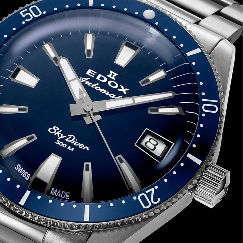 EDOX SKYDIVER 38 DATE AUTOMATIC エドックス スカイダイバー 38 デイト オートマティック 80131-3BUM-BUIN