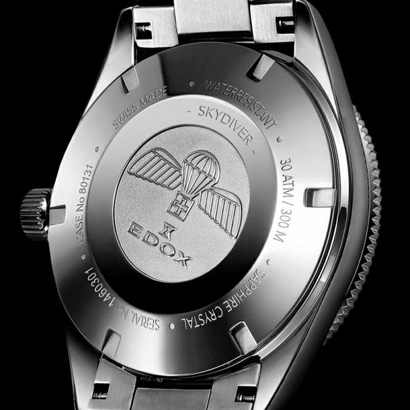 EDOX SKYDIVER 38 DATE AUTOMATIC エドックス スカイダイバー 38 デイト オートマティック 80131-3NM-NIB