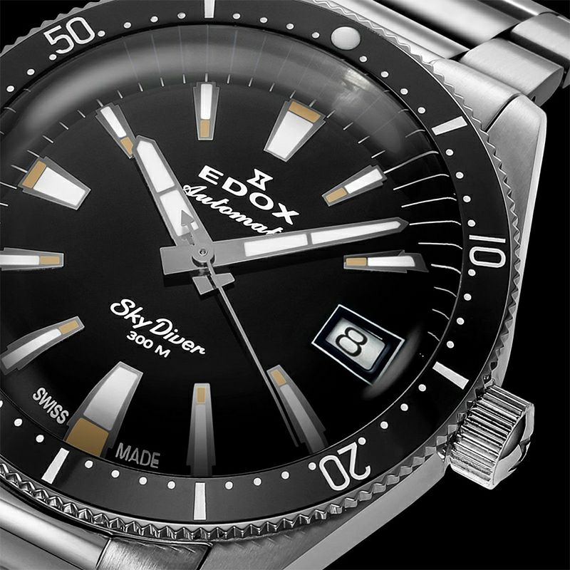 EDOX SKYDIVER 38 DATE AUTOMATIC エドックス スカイダイバー 38 デイト オートマティック 80131-3NM-NIB