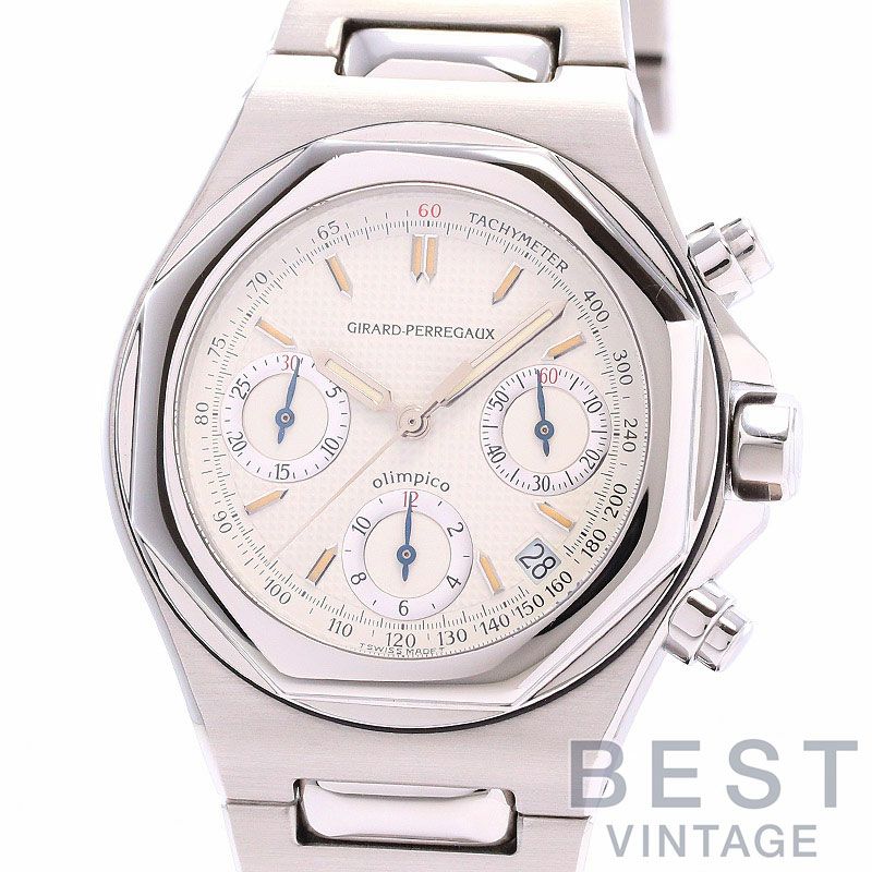 中古】GIRARD-PERREGAUX OLIMPICO CHRONOGRAPH LIMITED TO 999 ジラール・ペルゴ ロレアート オリンピコ  クロノグラフ 80170.1.11.7017｜ヴィンテージブランド｜時計・腕時計の通販サイトBEST ISHIDA（正規・中古販売店）