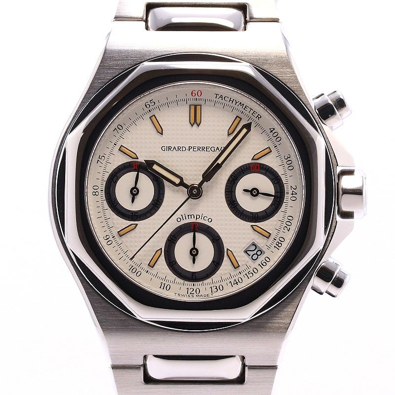 中古】GIRARD-PERREGAUX OLIMPICO CHRONOGRAPH LIMITED TO 999 ジラール・ペルゴ ロレアート オリンピコ  クロノグラフ 80170.1.11.7017｜ヴィンテージブランド｜時計・腕時計の通販サイトBEST ISHIDA（正規・中古販売店）