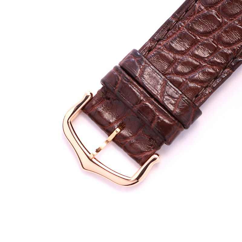 Cartier (カルティエ) ロンド ソロ ドゥ用 純正革ベルト CRF399 WSRN0021 シルバー Cartier（カルティエ）ロンド ソロ ドゥ