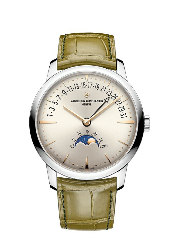 VACHERON CONSTANTIN PATRIMONY MOON PHASE RETROGRADE DATE ヴァシュロン・コンスタンタン パトリモニー・ムーンフェイズ・レトログラード・デイト 4010U/000G-H070