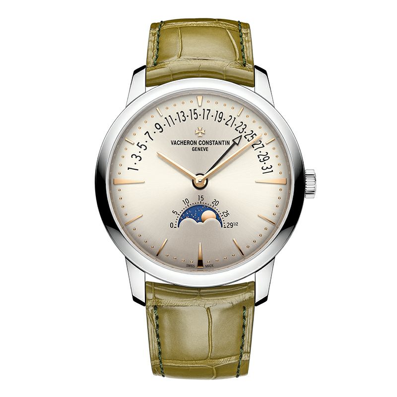 VACHERON CONSTANTIN PATRIMONY MOON PHASE RETROGRADE DATE ヴァシュロン・コンスタンタン パトリモニー・ムーンフェイズ・レトログラード・デイト 4010U/000G-H070