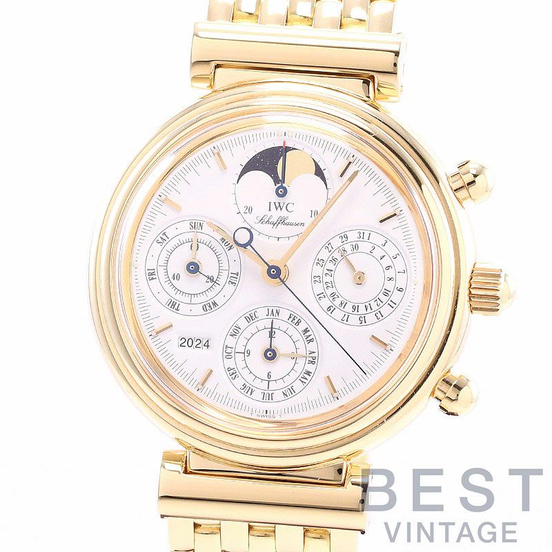 【中古】IWC DA VINCI PERPETUAL CALENDAR CHRONOGRAPH アイ・ダブリュー・シー ダ・ヴィンチ パーペチュアルカレンダー クロノグラフ IW925203 (9252-03)