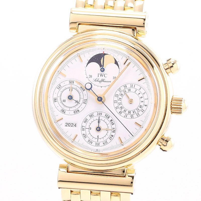 【中古】IWC DA VINCI PERPETUAL CALENDAR CHRONOGRAPH アイ・ダブリュー・シー ダ・ヴィンチ パーペチュアルカレンダー クロノグラフ IW925203 (9252-03)