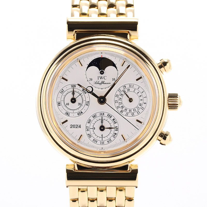 【中古】IWC DA VINCI PERPETUAL CALENDAR CHRONOGRAPH アイ・ダブリュー・シー ダ・ヴィンチ パーペチュアルカレンダー クロノグラフ IW925203 (9252-03)