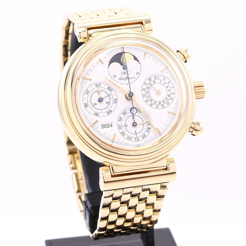 【中古】IWC DA VINCI PERPETUAL CALENDAR CHRONOGRAPH アイ・ダブリュー・シー ダ・ヴィンチ パーペチュアルカレンダー クロノグラフ IW925203 (9252-03)