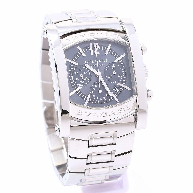 中古】BVLGARI ASSIOMA CHRONOGRAPH ブルガリ アショーマ クロノグラフ 
