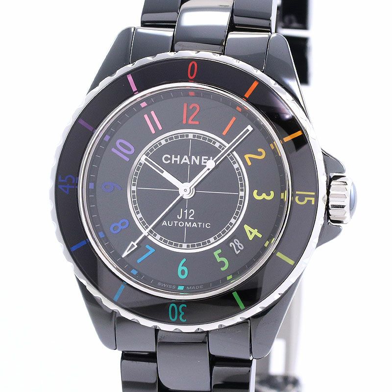 【中古】CHANEL J12 ELECTRO CALIBRE 12.1 38MM LIMITED シャネル J12 エレクトロ キャリバー12.1 38MM 世界限定1255本 H7122
