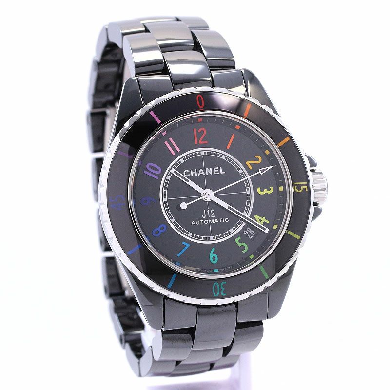 【中古】CHANEL J12 ELECTRO CALIBRE 12.1 38MM LIMITED シャネル J12 エレクトロ キャリバー12.1 38MM 世界限定1255本 H7122