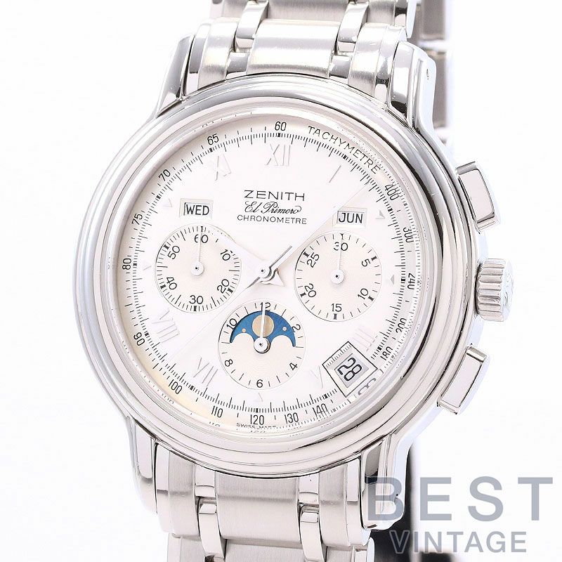 中古】ZENITH CHRONOMASTER EL PRIMERO TRIPLE CALENDAR MOONPHASE ゼニス クロノマスター エル・プリメロ  トリプルカレンダー ムーンフェイズ 02.0240.410/01｜ヴィンテージブランド｜時計・腕時計の通販サイトBEST  ISHIDA（正規・中古販売店）