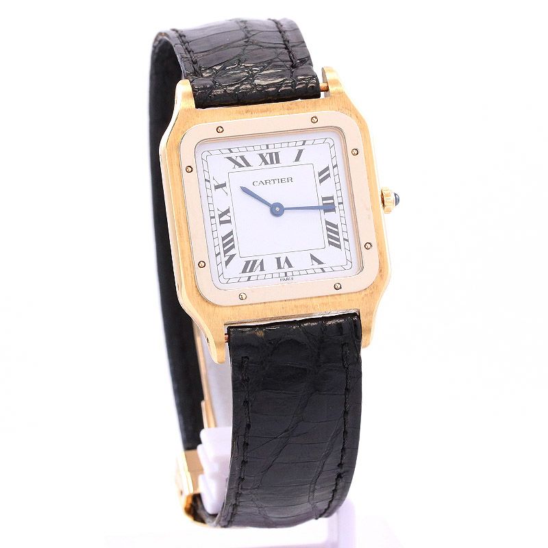 中古】CARTIER SANTOS DUMONT DEUX ORS カルティエ サントス-デュモン 