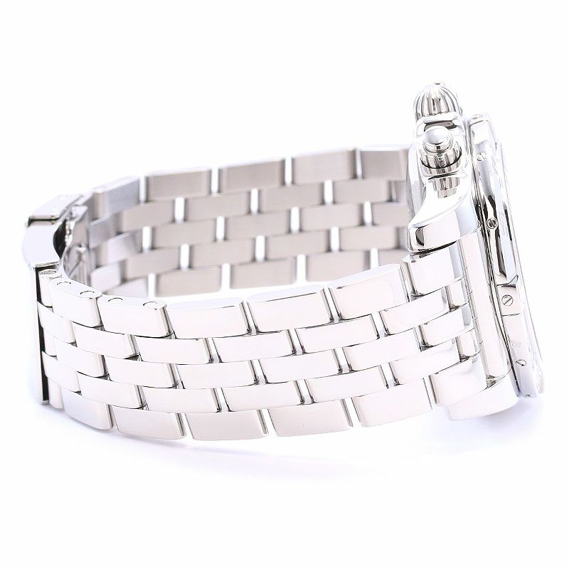 【中古】BREITLING CHRONOMAT 44  JAPAN LIMITED ブライトリング クロノマット 44 MOP ブラック＆ホワイト 日本限定400本 AB01103C/BC48/375A (A011BWJPA)