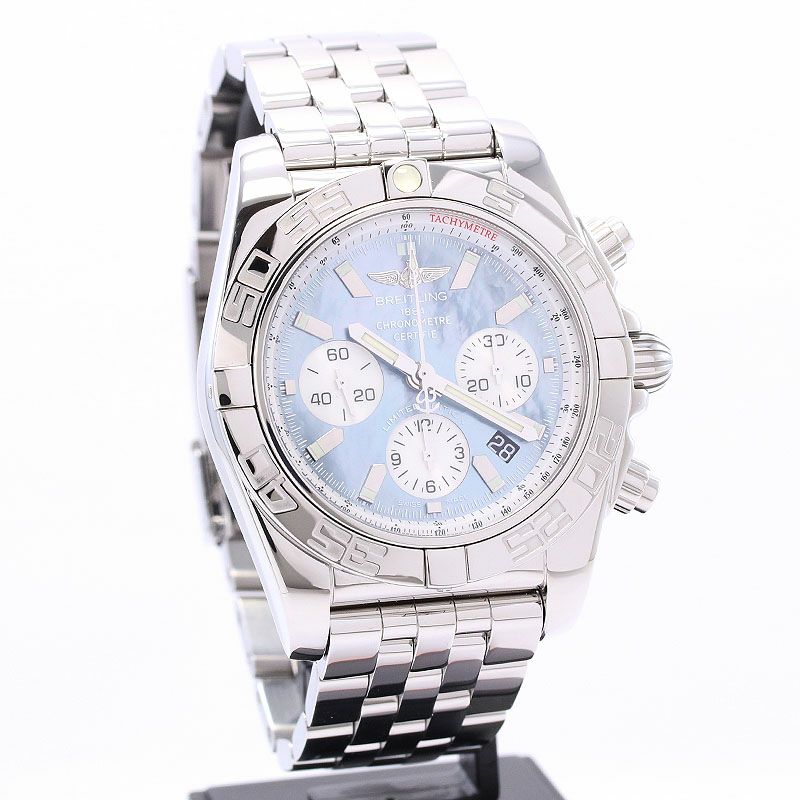 中古】BREITLING CHRONOMAT 44 JAPAN LIMITED ブライトリング クロノマット 44 MOP ブラック＆ホワイト 日本限定 400本 AB01103C/BC48/375A (A011BWJPA)｜ヴィンテージブランド｜時計・腕時計の通販サイトBEST  ISHIDA（正規・中古販売店）