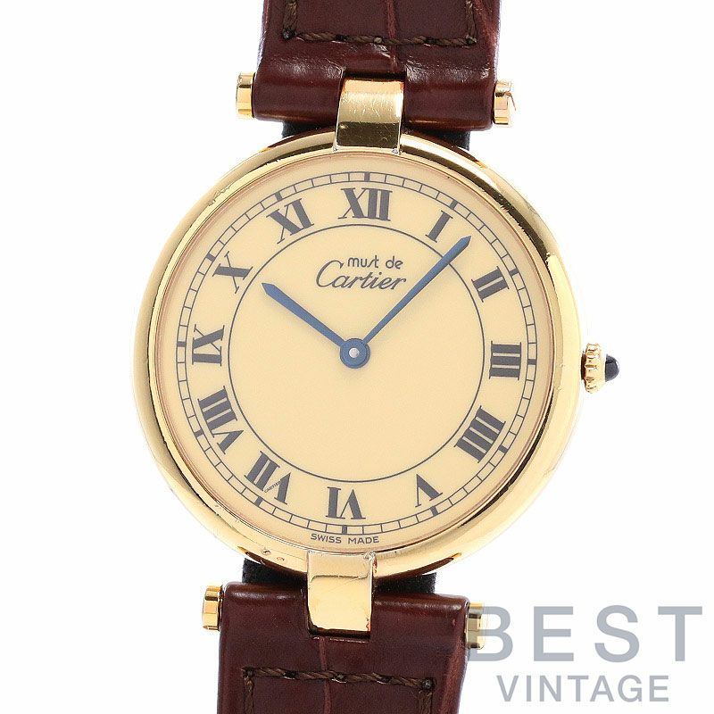 中古】CARTIER MUST VANDOME LARGE MODEL VERMEIL カルティエ マストヴァンドーム LM ヴェルメイユ  83978213 (17)｜ヴィンテージブランド｜時計・腕時計の通販サイトBEST ISHIDA（正規・中古販売店）