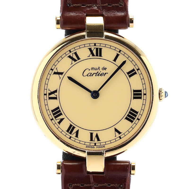 中古】CARTIER MUST VANDOME LARGE MODEL VERMEIL カルティエ マストヴァンドーム LM ヴェルメイユ  83978213 (17)｜ヴィンテージブランド｜時計・腕時計の通販サイトBEST ISHIDA（正規・中古販売店）