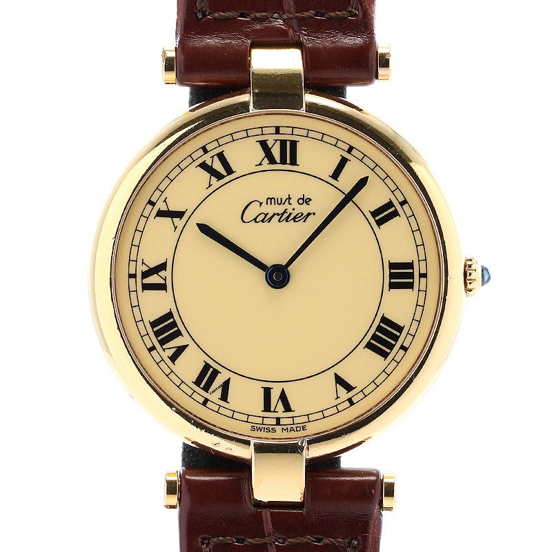 【中古】CARTIER MUST VANDOME LARGE MODEL VERMEIL カルティエ マストヴァンドーム LM ヴェルメイユ 83978213 (17)