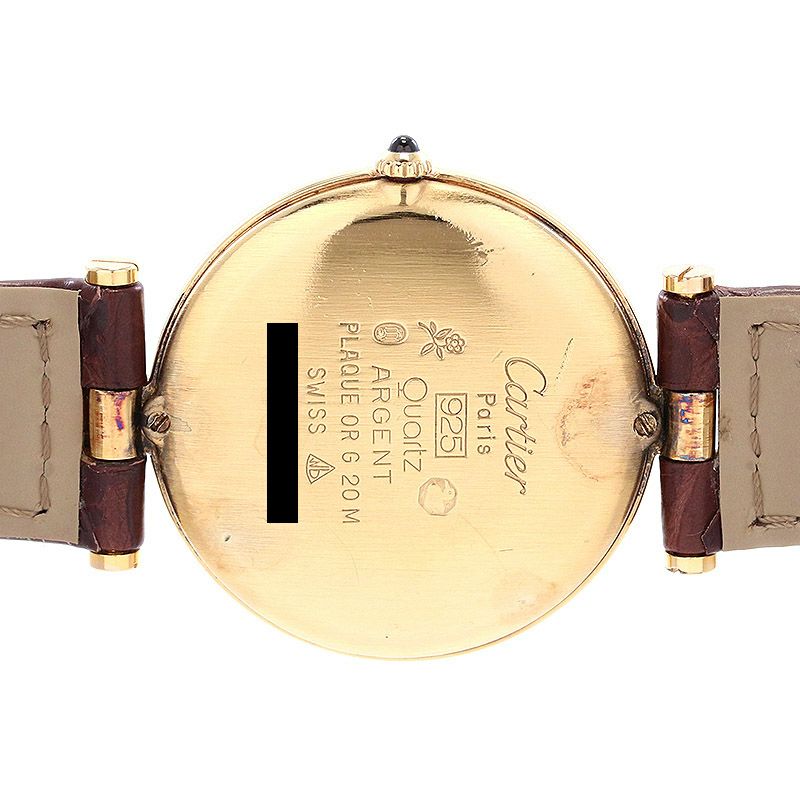 Cartier カルティエ 磨き済 マストヴァンドーム ヴェルメイユ クォーツ Cartier】1980's カルティエ ヴァンドーム ヴェルメイユ