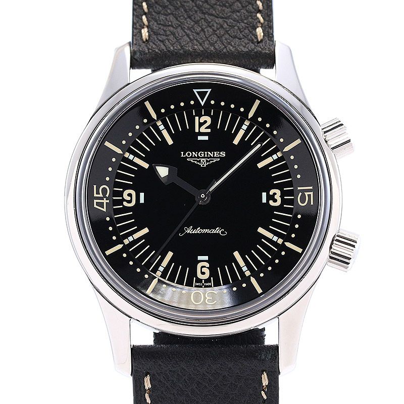 【中古】LONGINES LEGEND DIVER AUTOMATIC 42MM ロンジン レジェンド ダイバー オートマティック 42MM L3.674.4.56.0 (L36744560)