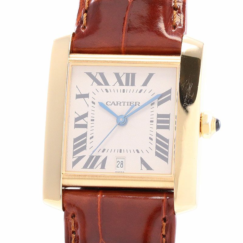 中古】CARTIER TANK FRANCAISE LARGE MODEL カルティエ タンク 