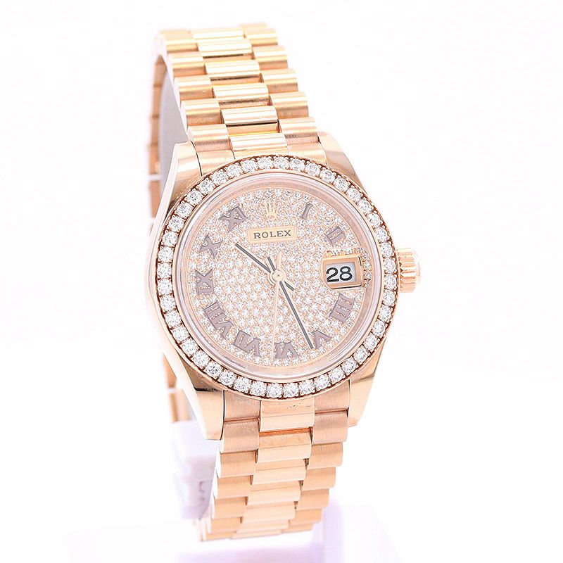 【中古】ROLEX OYSTER PERPETUAL LADY DATEJUST WATCH 28 ロレックス オイスター パーペチュアル レディ デイトジャスト ウォッチ 28 279135RBR