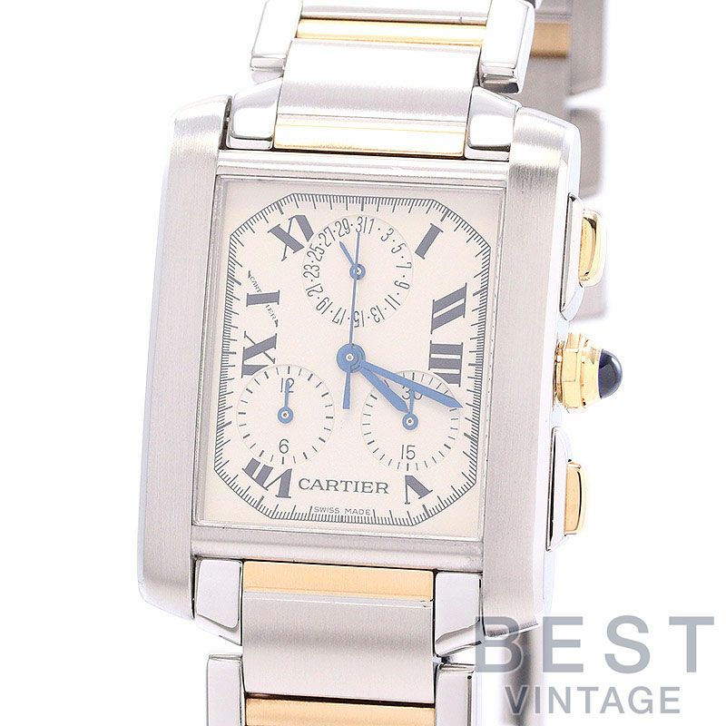 中古】CARTIER TANK FRANCAISE EXTRA-LARGE MODEL CHRONO REFLEX カルティエ タンクフランセーズXL  クロノリフレックス W51004Q4｜ヴィンテージブランド｜時計・腕時計の通販サイトBEST ISHIDA（正規・中古販売店）