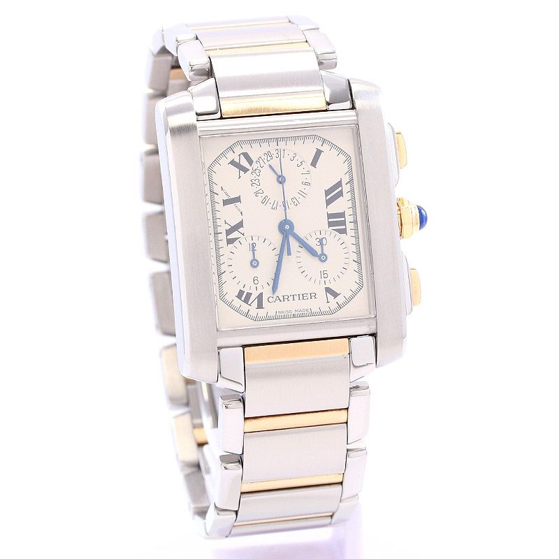 中古】CARTIER TANK FRANCAISE EXTRA-LARGE MODEL CHRONO REFLEX カルティエ タンクフランセーズXL  クロノリフレックス W51004Q4｜ヴィンテージブランド｜時計・腕時計の通販サイトBEST ISHIDA（正規・中古販売店）