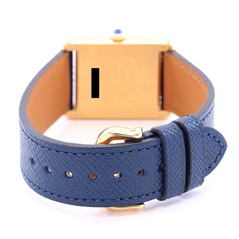 中古】CARTIER MUST TANK LARGE MODEL VERMEIL TRINITY DIAL 