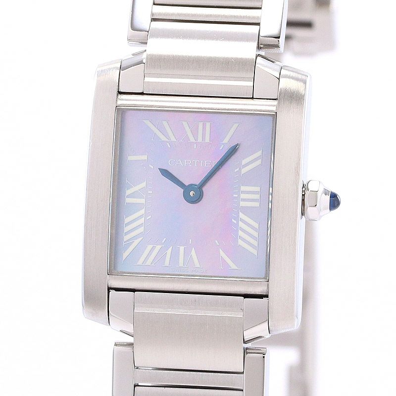 中古】CARTIER TANK FRANCAISE WATCH SMALL MODEL BLUE MOP DIAL カルティエ タンクフランセーズ  SM W51034Q3｜ヴィンテージブランド｜時計・腕時計の通販サイトBEST ISHIDA（正規・中古販売店）