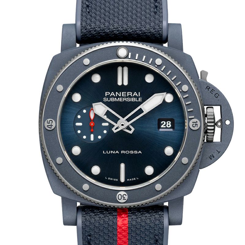 PANERAI SUBMERSIBLE QUARANTAQUATTRO LUNA ROSSA Ti-Ceramitech(TM) パネライ サブマーシブル クアランタクアトロ ルナ・ロッサ Ti-Ceramitech(TM) PAM01466
