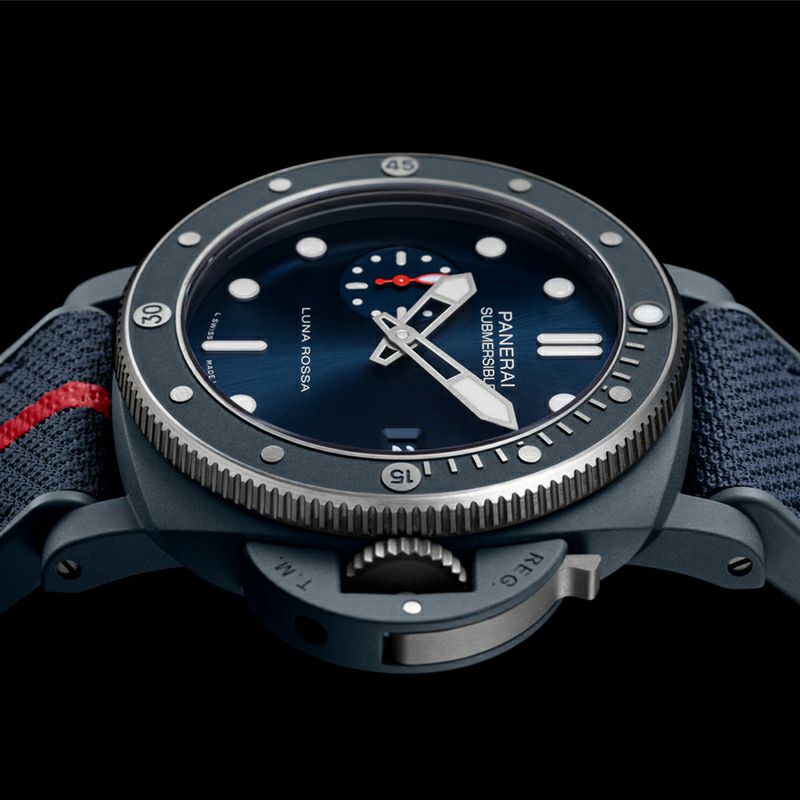 PANERAI SUBMERSIBLE QUARANTAQUATTRO LUNA ROSSA Ti-Ceramitech(TM) パネライ サブマーシブル クアランタクアトロ ルナ・ロッサ Ti-Ceramitech(TM) PAM01466