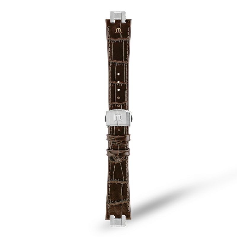 モーリスラクロア　レザーベルト　ブラウン　39mm用 MAURICE LACROIX Brown Calf Leather Strap モーリス・ラクロア