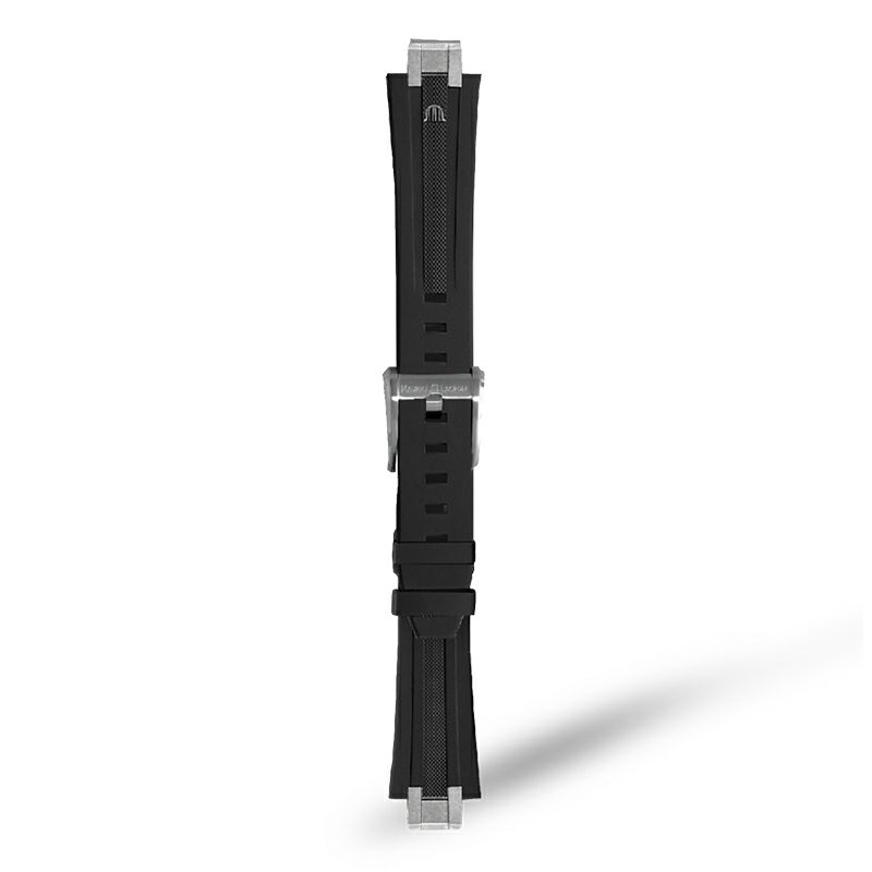 モーリスラクロア　ラバーベルト ブラック　39mm用 MAURICE LACROIX Black Rubber Strap モーリス・ラクロア ブラック