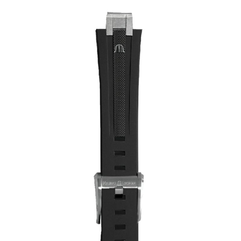 MAURICE LACROIX Black Rubber Strap モーリス・ラクロア ブラック