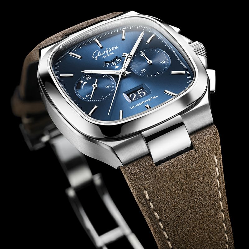GLASHUTTE ORIGINAL Seventies Chronograph Panorama Date グラス 